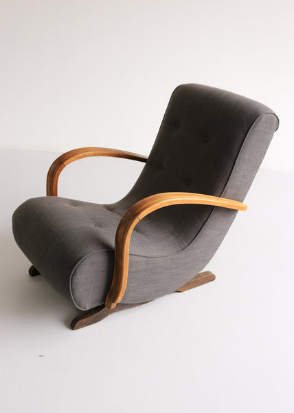 'Banana' Art Deco Rocking Chair – Huisraad Modern