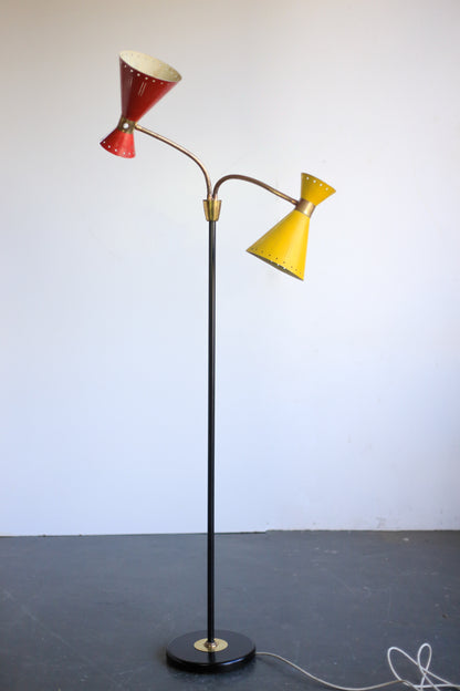 1950's Italian Retro Floor Lamp