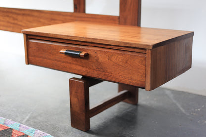 1960's Queen Headboard with Pedestals