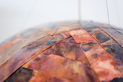 Oversized Copper Dome Lamp