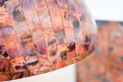 Oversized Copper Dome Lamp
