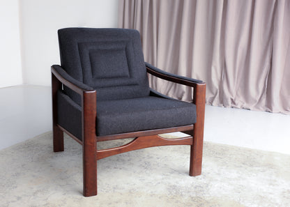 1970's Imbuia Armchair