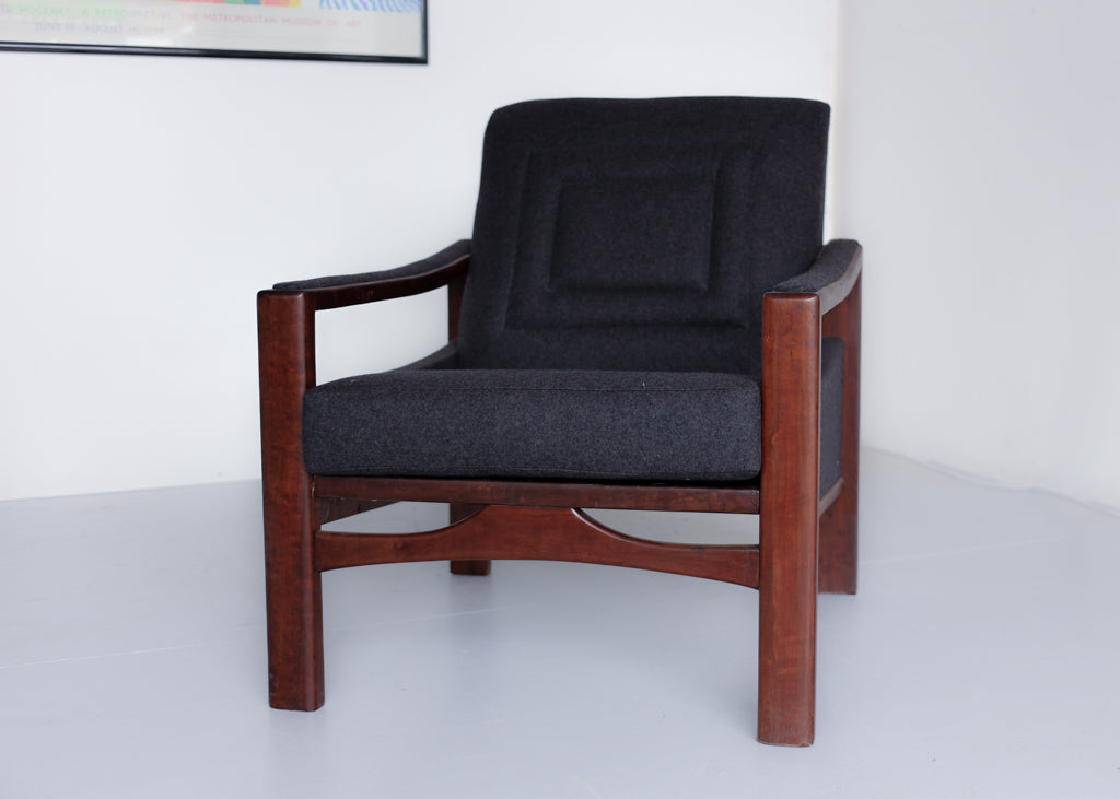 1970's Imbuia Armchair