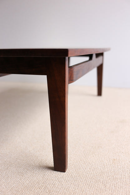 1960's Solid Imbuia Coffee Table