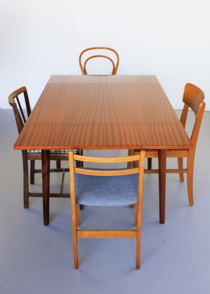 Mid-Century Sapele Mahogany Dining Table