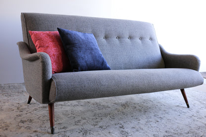 Curved Retro Sofa - 3-seater