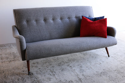 Curved Retro Sofa - 3-seater