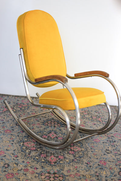 1960's Bauhaus Style Rocking Chair