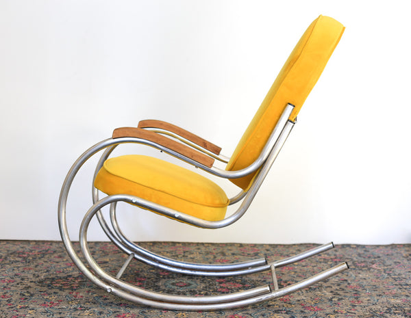 1960's Bauhaus Style Rocking Chair