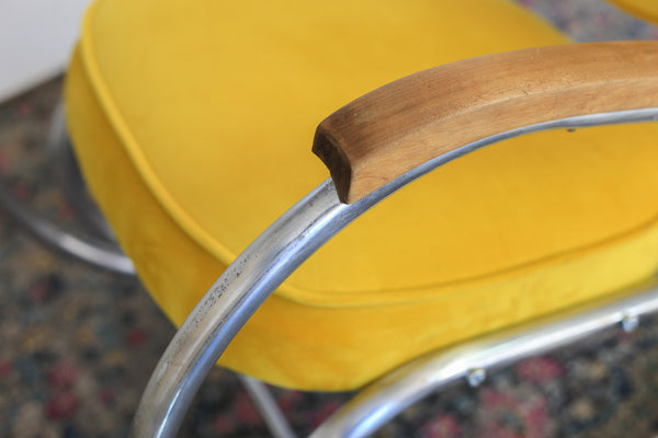 1960's Bauhaus Style Rocking Chair