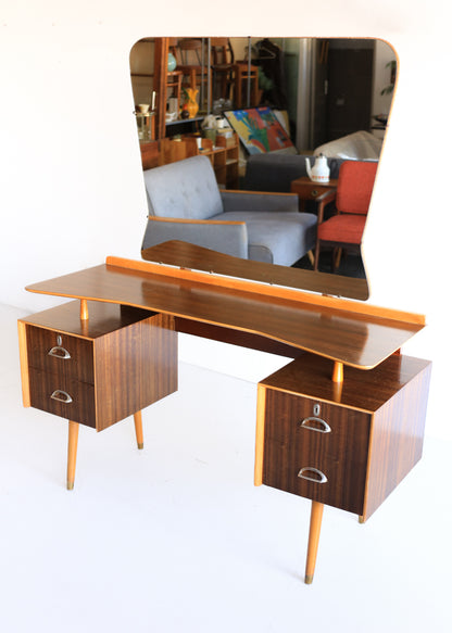 Mid-Century Duros Dressing Table and Stool