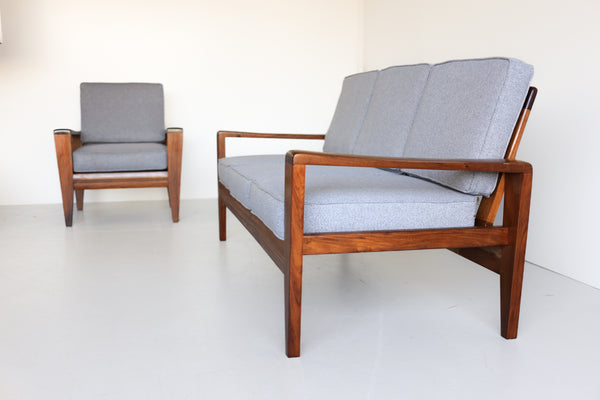 Kiaat Sofa by John Tabraham for Kallenbach