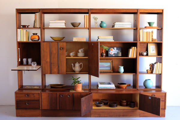 Bakker & Steyger 'S-Plan' Imbuia Wall Unit