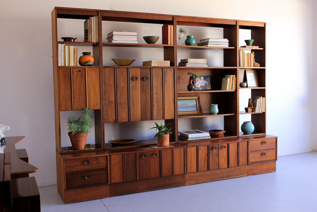 Bakker & Steyger 'S-Plan' Imbuia Wall Unit