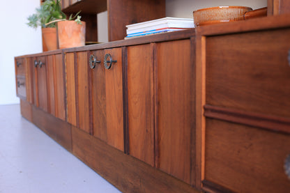 Bakker & Steyger 'S-Plan' Imbuia Wall Unit