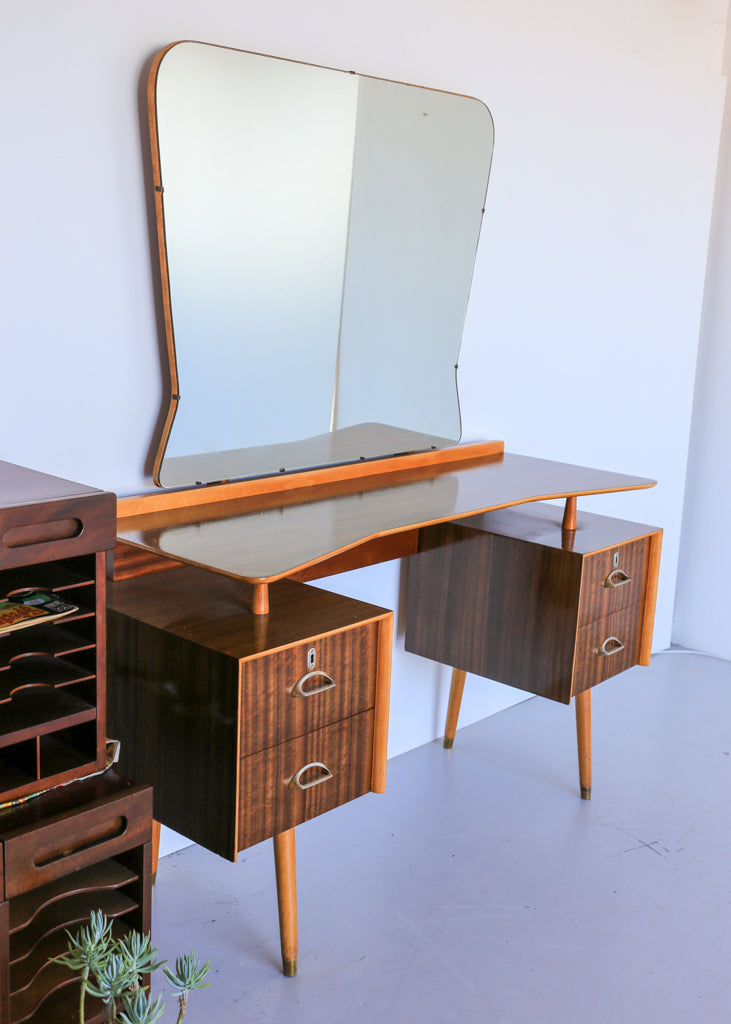 Mid-Century Duros Dressing Table and Stool