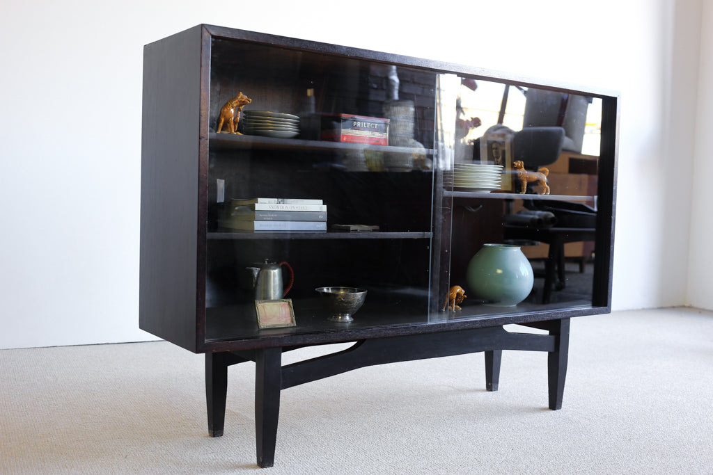 Mid-Century Modern Wood Bookcase