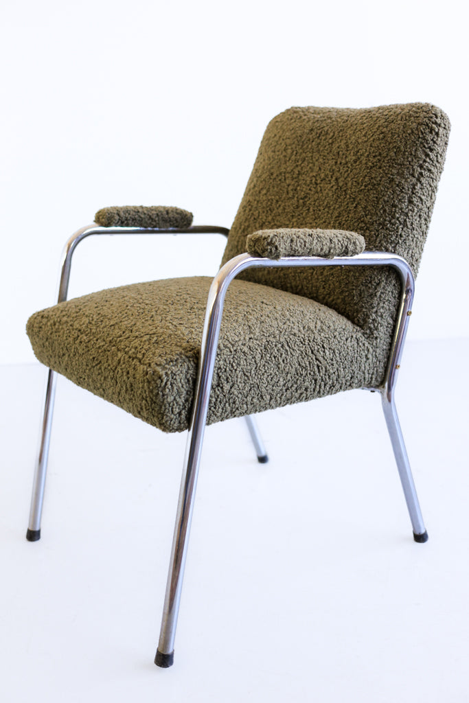 Bauhaus Chair in Woolly Hertex Upholstery