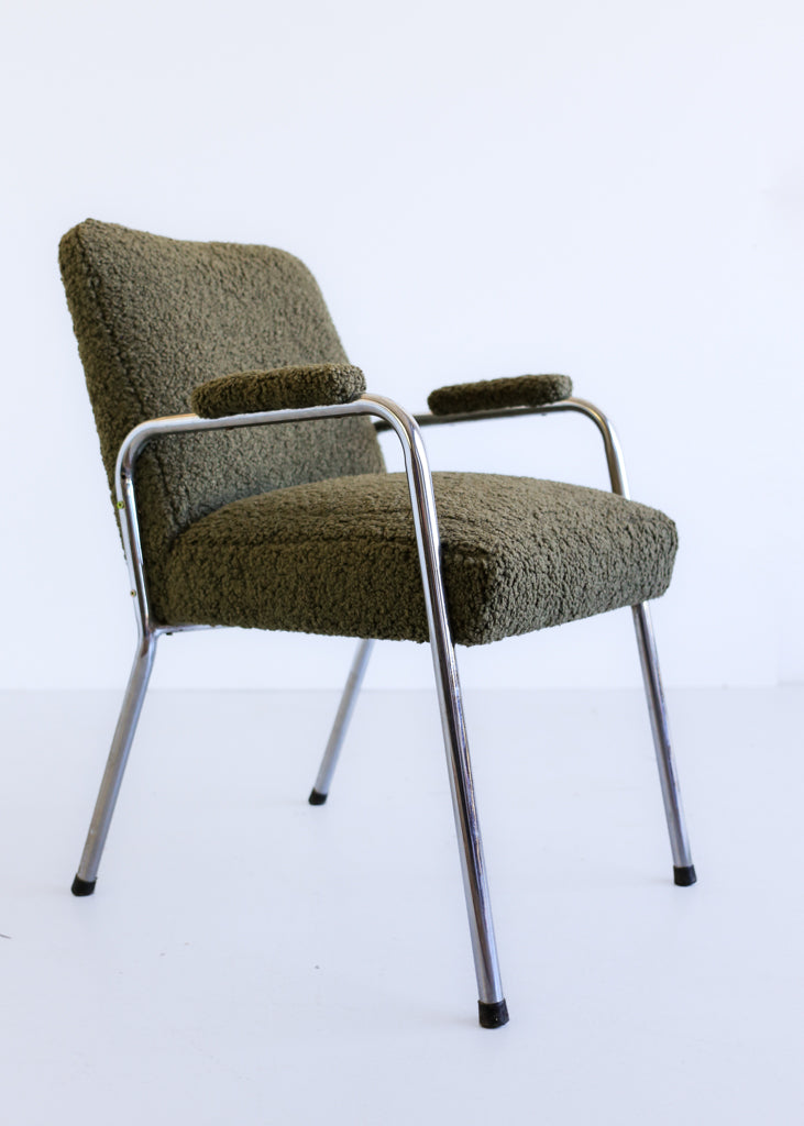 Bauhaus Chair in Woolly Hertex Upholstery
