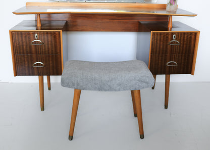 Mid-Century Duros Dressing Table and Stool