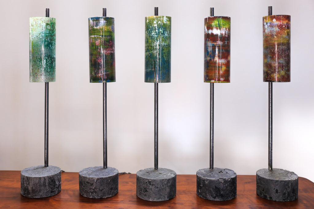 The 'Lamppost' Table Lamp by AHM Design for Huisraad Modern