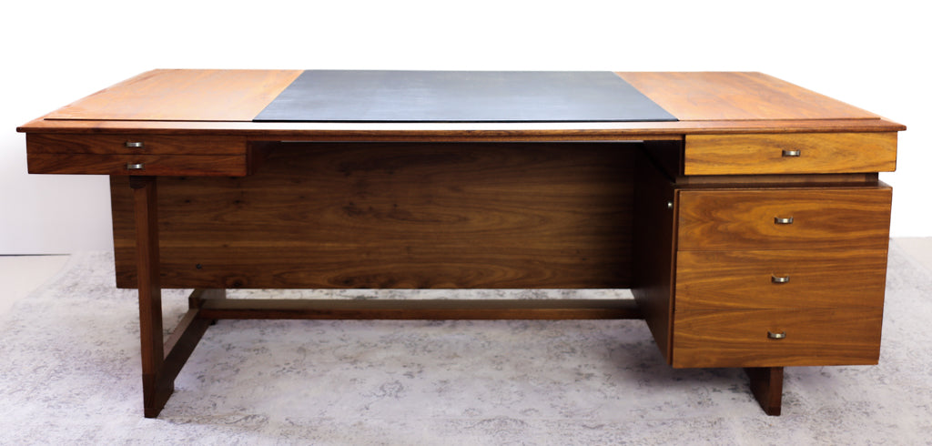 Large Modernist Kiaat Desk