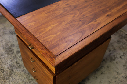 Large Modernist Kiaat Desk