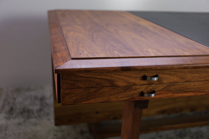 Large Modernist Kiaat Desk