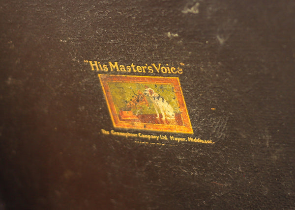Antique Portable 'His Master's Voice' Phonograph