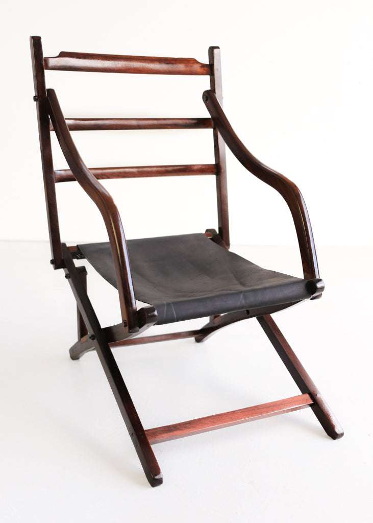 Antique American Campaign Chair