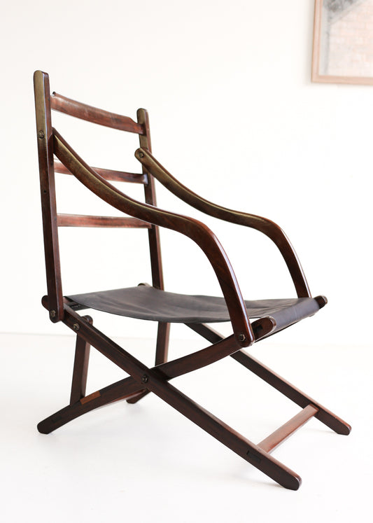 Antique American Campaign Chair