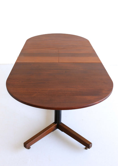 Solid Mahogany Extendable Dining Table