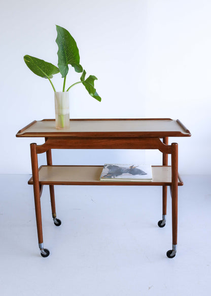 Two Tier MCM Drinks Trolley