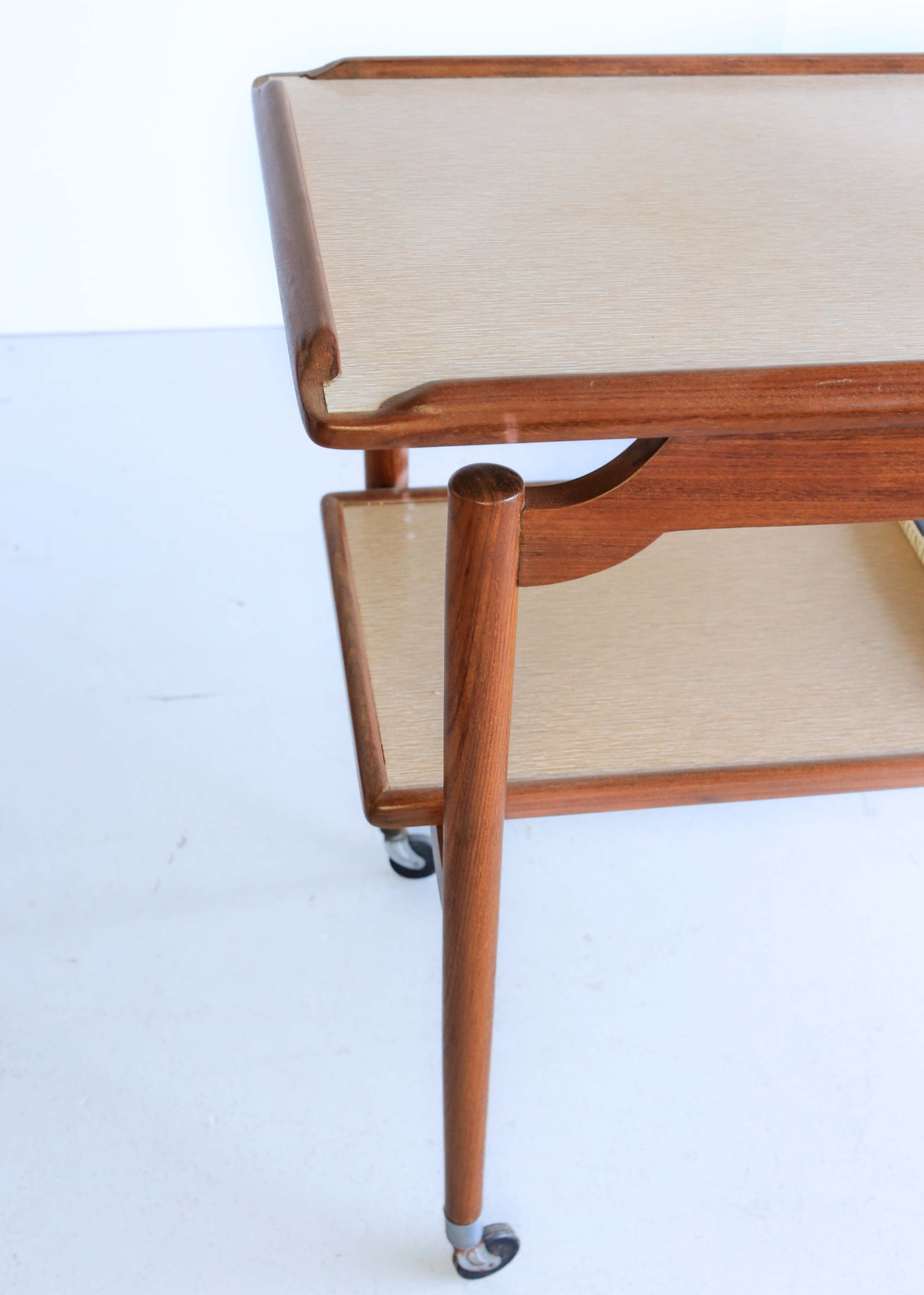 Two Tier MCM Drinks Trolley