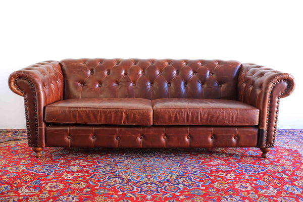 Chesterfield Leather Sofa