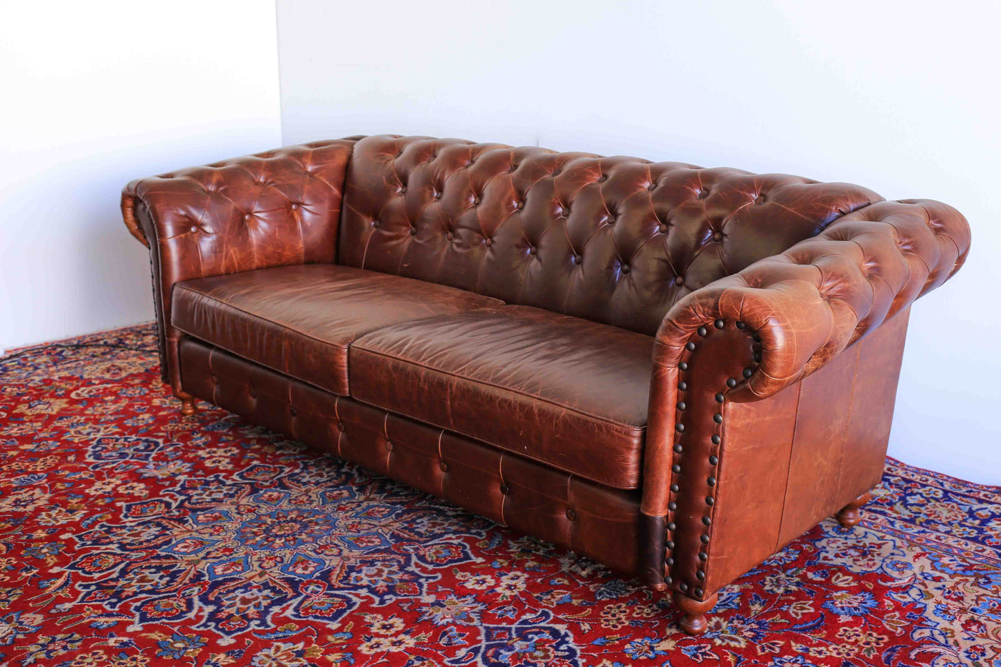 Chesterfield Leather Sofa