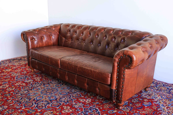 Chesterfield Leather Sofa