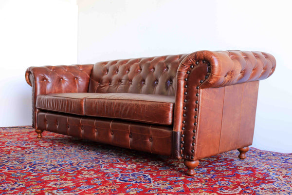 Chesterfield Leather Sofa