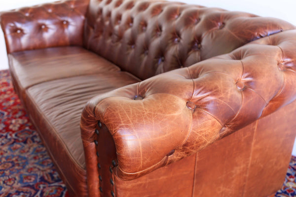 Chesterfield Leather Sofa