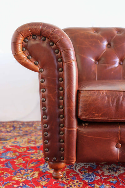 Chesterfield Leather Sofa