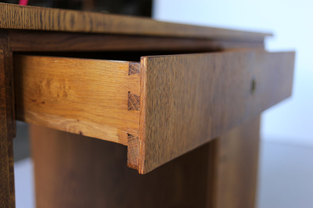 Antique Oak Desk from Germany