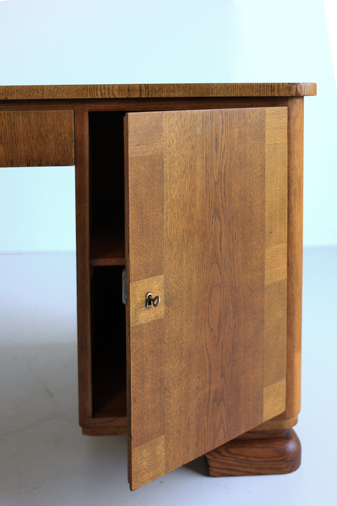 Antique Oak Desk from Germany