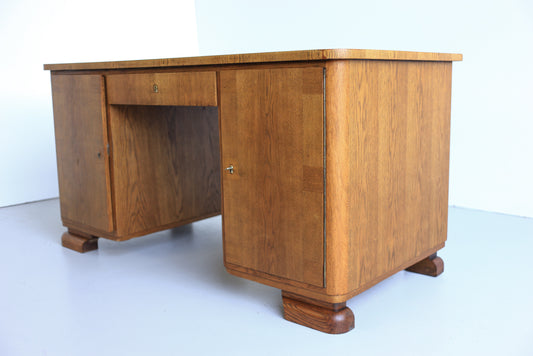 Antique Oak Desk from Germany
