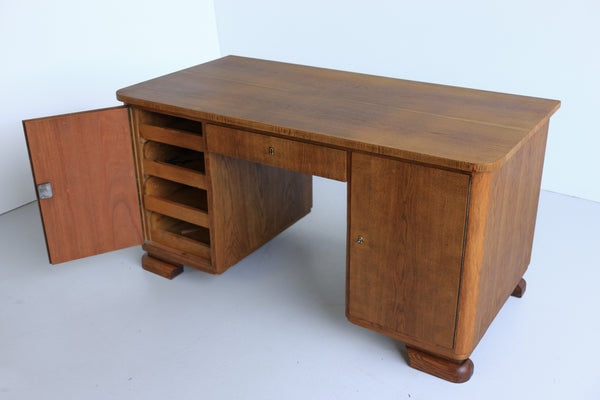 Antique Oak Desk from Germany
