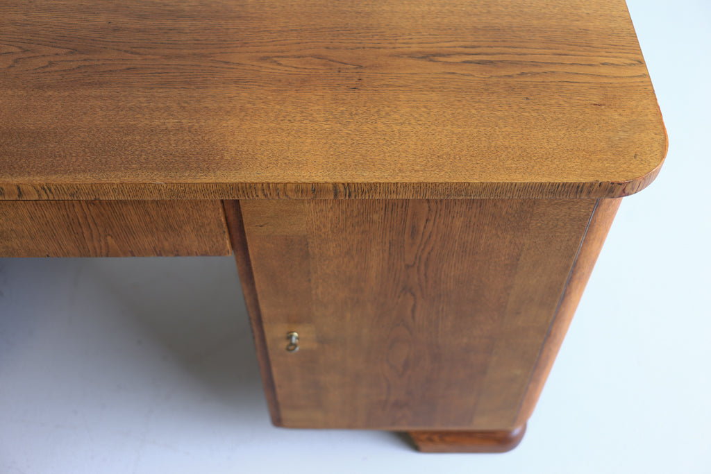 Antique Oak Desk from Germany