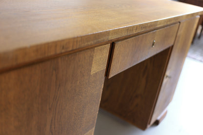 Antique Oak Desk from Germany