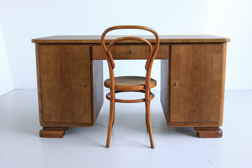Antique Oak Desk from Germany