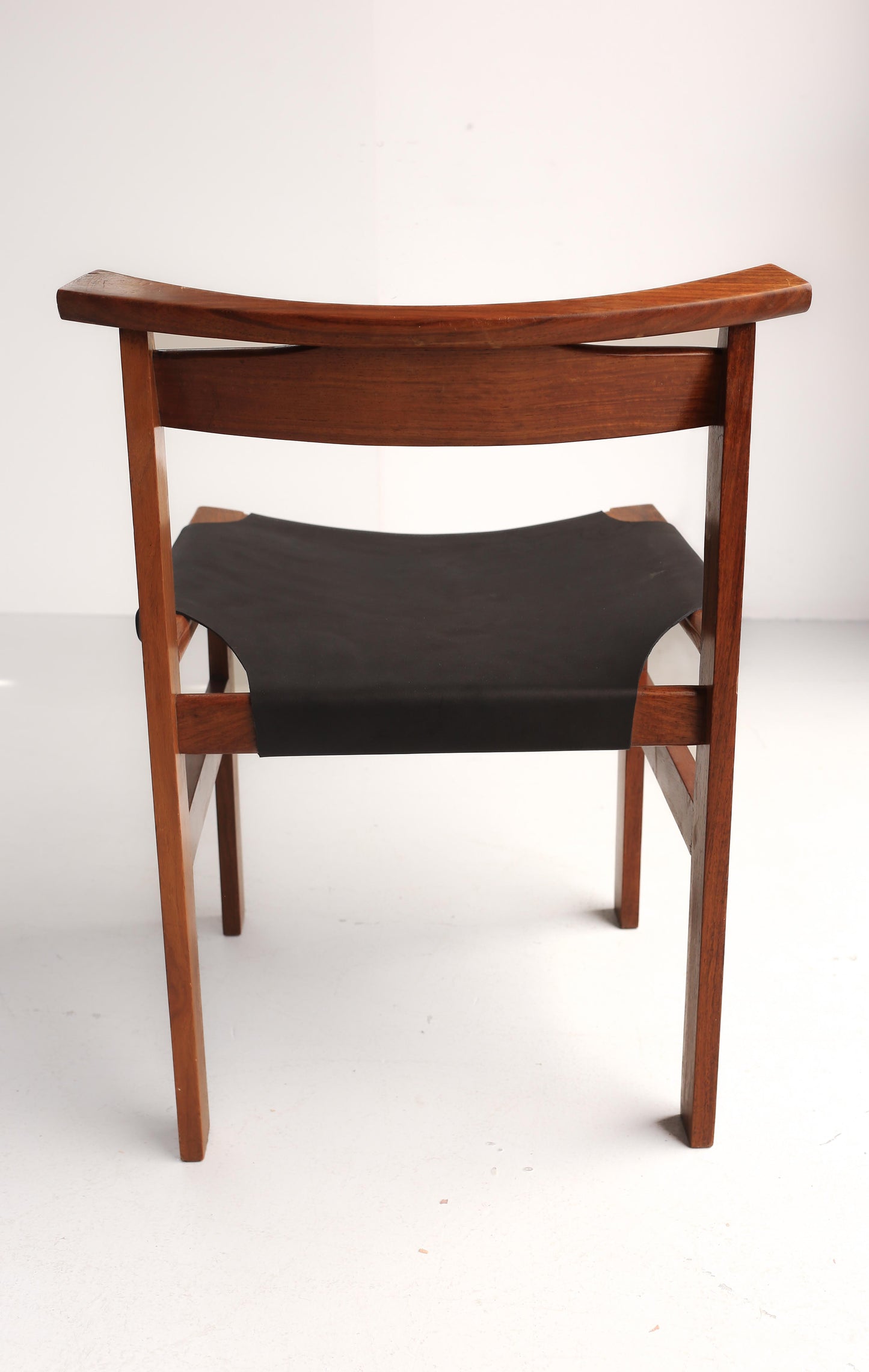 Rare Extendable Kiaat Dining Table with Eight Chairs by John Tabraham for Kallenbach