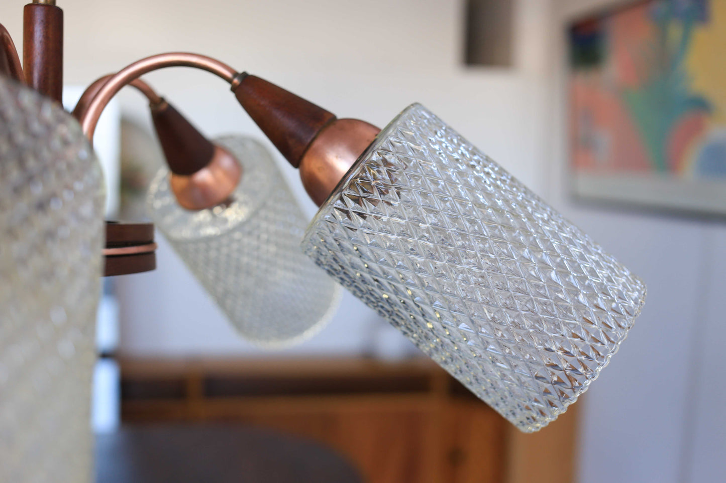 1960's Five Light Pendant