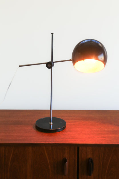 Vintage Black Eyeball Lamp